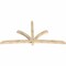 Ekena Millwork Davenport Rough Sawn Timber Gable Bracket, Douglas Fir, 108"W x 54"H x 4"D x 4"F, 12/12 Pitch GBW108X54X0404DAV00RDF - alternate 5